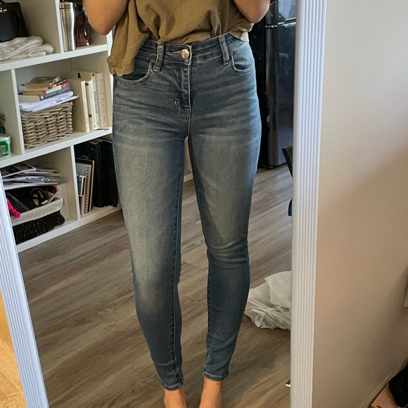 AE skinny jeans -Size 0 short - Picture 3 of 6